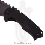 Medford Knife - MKM30DPT-0808-TPCP-BP - Scout M/P Tanto Linerlock Knife - D2 G10 - Black
