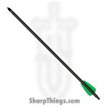 Cold Steel - CSCS13P - Cheap Shot 130 Bolts 12 Pack - Carbon Fiber - Black Green