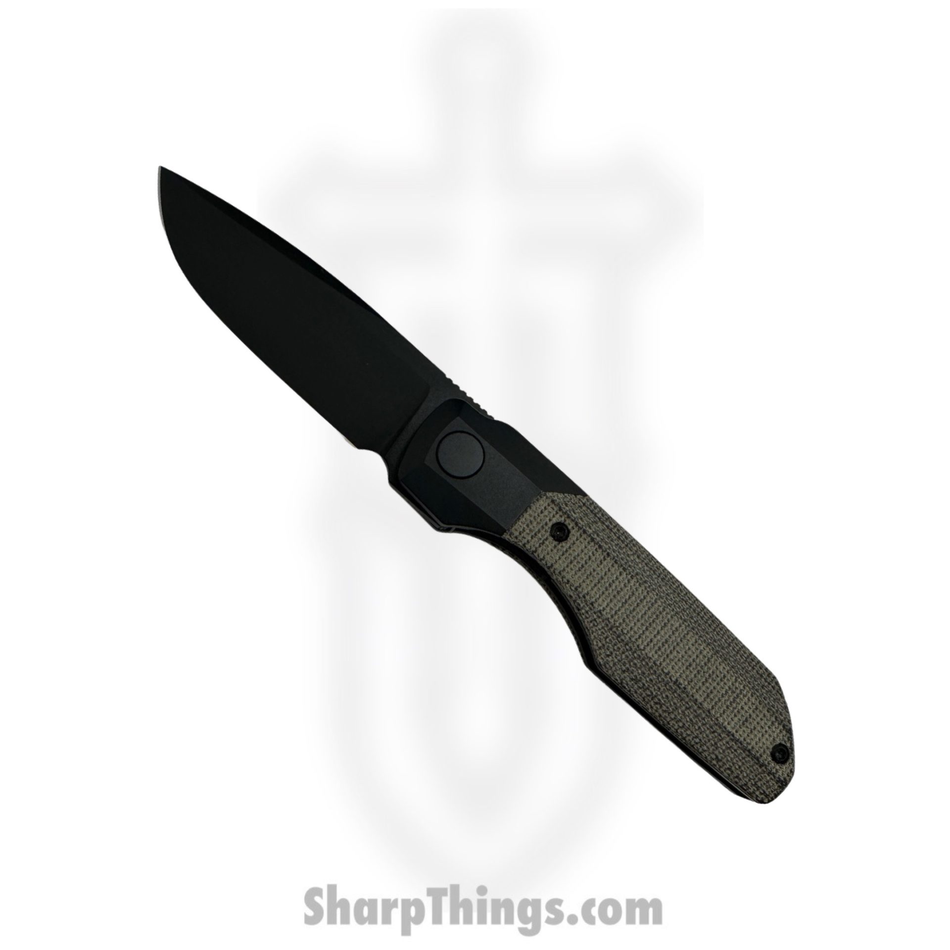 ec38d203-8c87-4548-8ce1-f2e4db2072c0_V-VS-DLC-BLK-MIC_1.jpg Vero Engineering - V-VS-DLC-BLK-MIC - Synapse - Folding Knife - DLC M390 Drop Point - Micarta - Black - Image 1