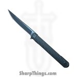 Spartan Blades - SFBL12CF - NEMEC - Folding Knife - CPM S35VN Coated Straight Back - Carbon Fiber - Black