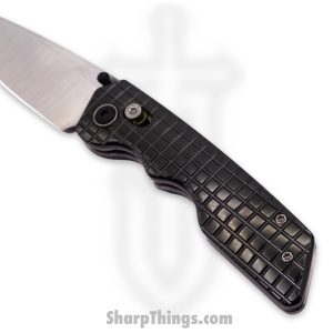 Attention 2 Detail Mercantile - A2DBLmZirFrg - Bar Lock Medium - Folding Knife - S30V Satin Drop Point - Frag Pattern Zirconium - Black