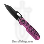 Kizer Cutlery - KIV4562A2 - Cormorant - Folding Knife - Nitro-V Coated Clip Point - G10 - Pink Black