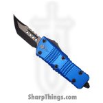 Microtech - 819-1BLS - Mini Troodon Signature Series - OTF Auto - 819-1BLS Mini Troodon Signature Series OTF Auto - 6061-T6 Aluminum - Blue
