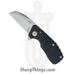 CRKT - CR4021G - Razelcliffe Compact - Folding Knife - 8Cr13MoV Stonewash Wharncliffe - G10 SS - Black