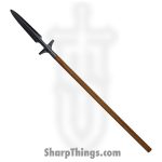 Factory X - FXN12 - Saxon Warrior Spear - Fixed Blade Knife - Steel Coated Spear Point - Wood - Brown