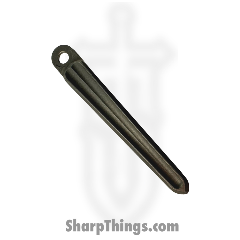 edf93f68-c0bd-43aa-b380-d308cf01b3c2_CRKCLPTISW_1.jpg Millit Knives - CRKCLPTISW - V2 Groove CRK Clip - Stonewash - Titanium - Natural - Image 1