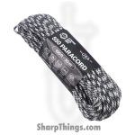 Atwood Rope MFG - RG1228H - Paracord 100ft - Black White Gray