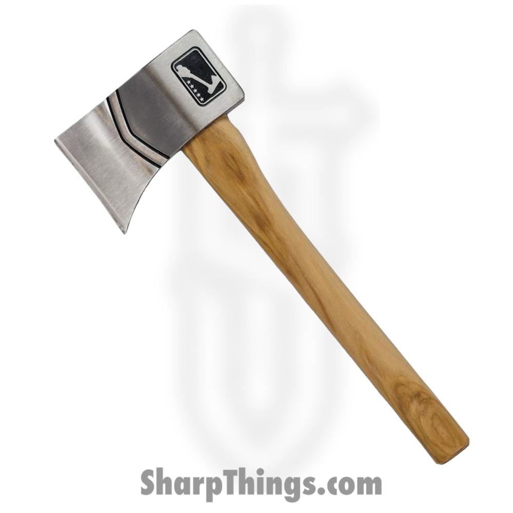 ef10223d-79b4-4563-ba69-b5e0539a3ad3_WATL005_1.jpg World Axe Throwing League - WATL005 - The Corporal Thrower Axe - 1045 Carbon Steel - American Hickory - Round - Image 1
