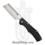 Gerber - G3518 - Flatiron - Folding Knife - 7Cr17MoV Stonewash Cleaver - Aluminum/Stainless - Black/Grey