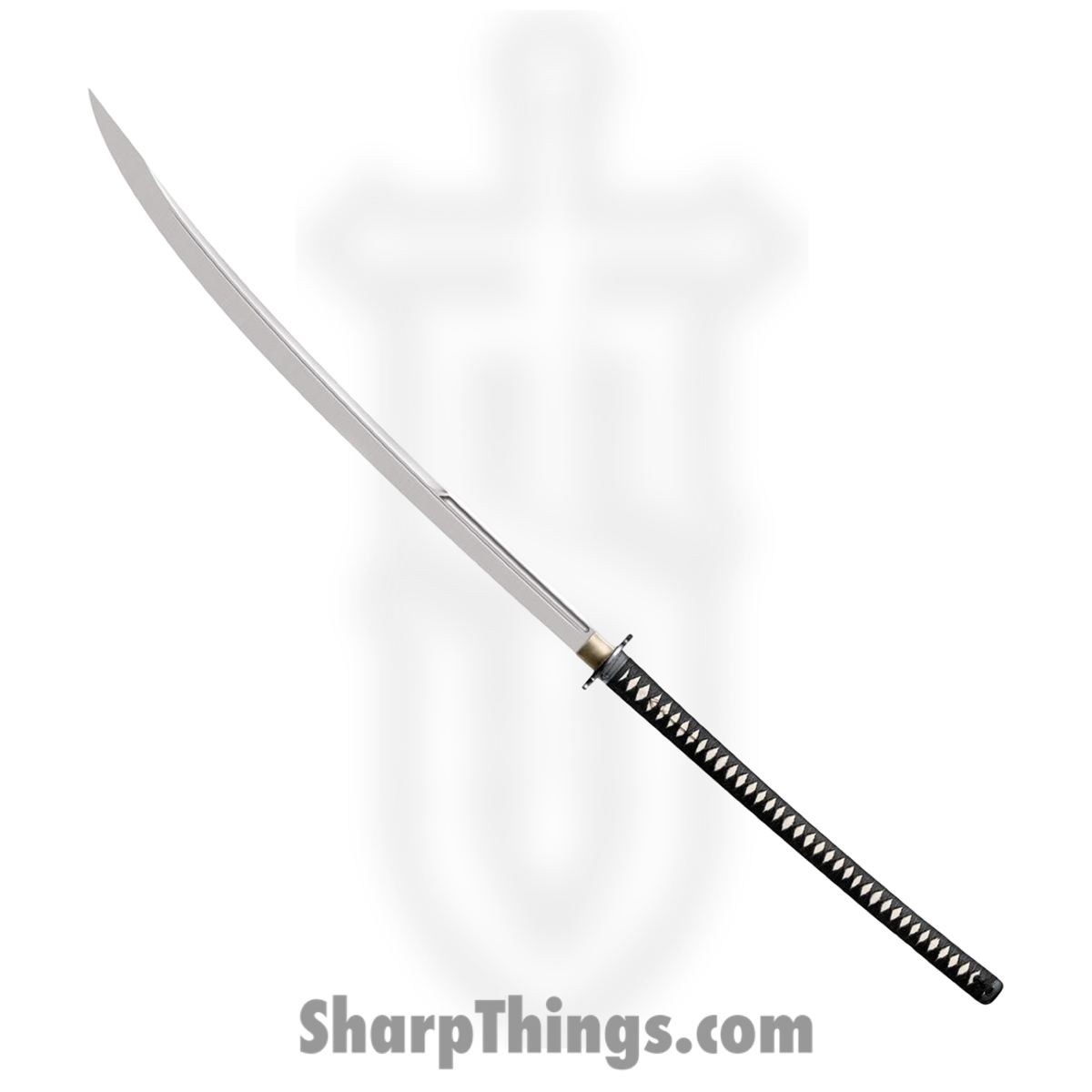 ef6104de-6722-4e54-a55f-e521d3e16094_CS88BN_1.jpg Cold Steel - CS88BN - Warrior Series Nodachi - Fixed Blade Knife - 1055 HC Polished Sword - Cord Wrapped - Black - Image 1