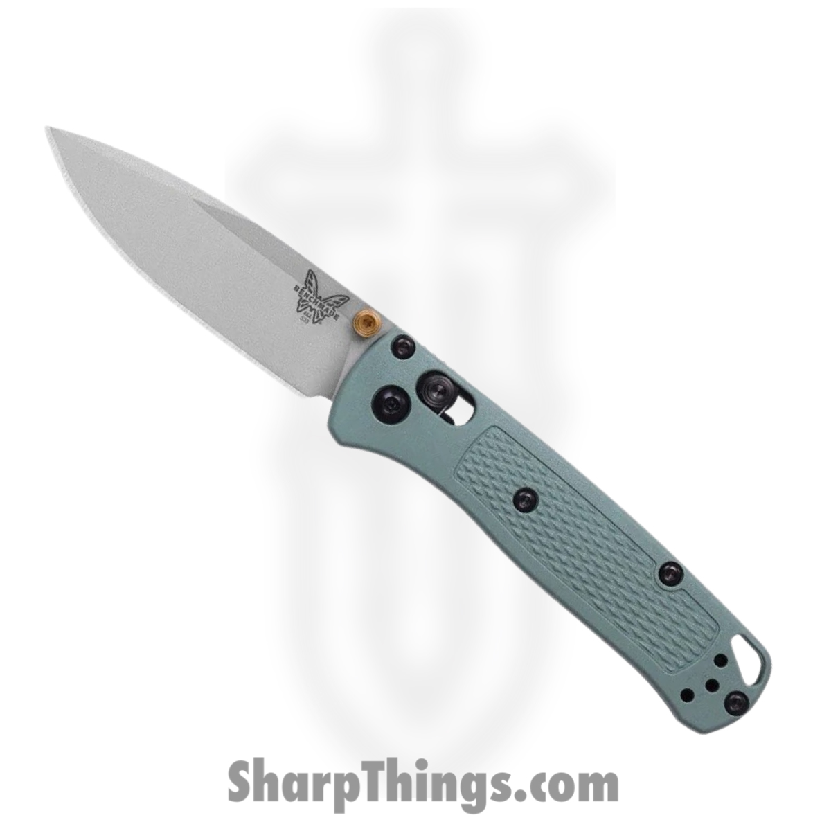 efda4f93-0ca1-4e30-ae4b-b7dc80b4c5d1_533SL-07_1.jpg Benchmade - 533SL-07 - Mini Bugout - Folding Knife - S30V Coated Drop Point - Grivory - Sage Green - Image 1