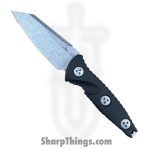 Microtech - 93M-10AP - Mini Socom Alpha Warcom - Fixed Blade Knife - M390 Apocalyptic Wharncliffe - G10 - Black