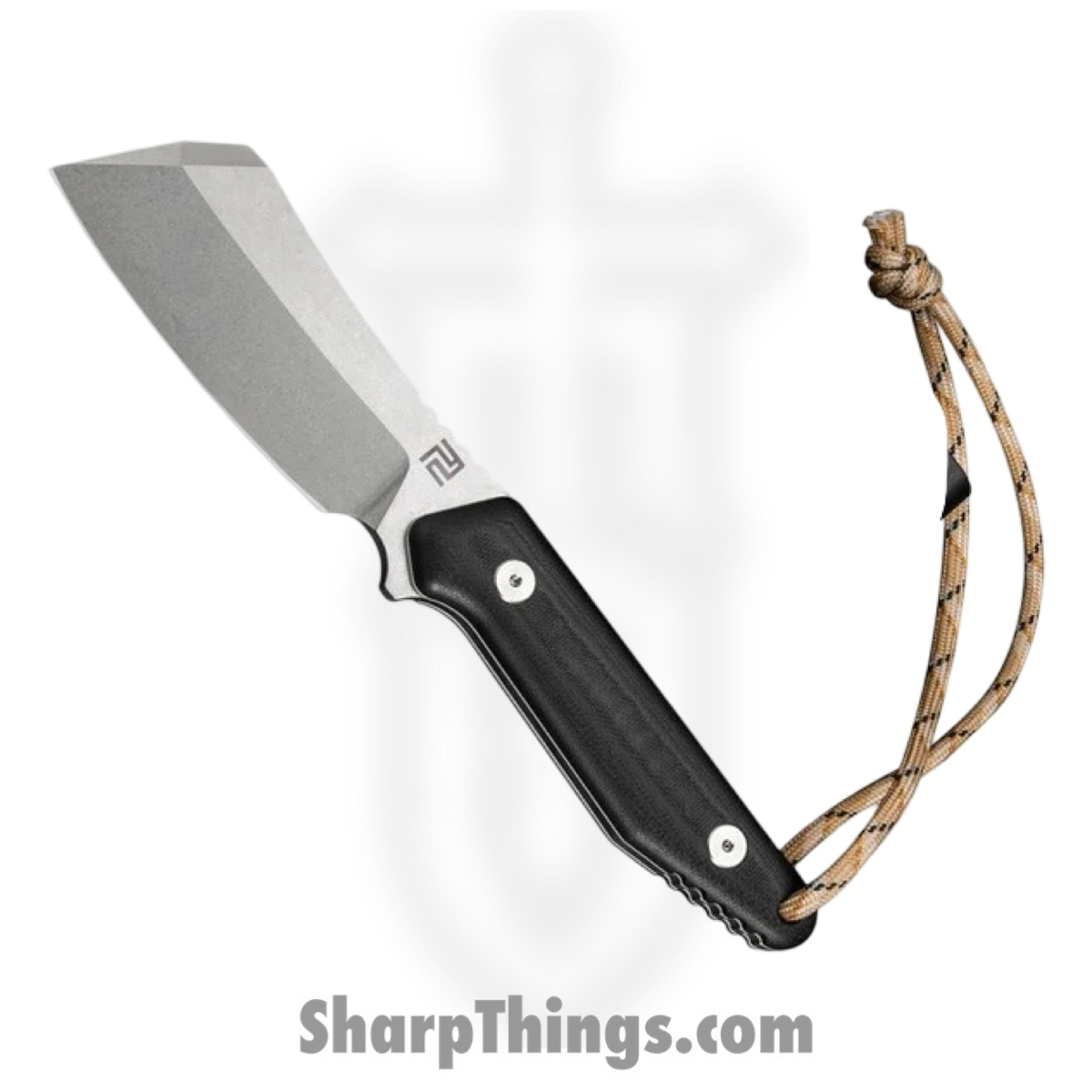 f1a595aa-179f-4357-8a64-3eee80a4a20a_ATZ1803BBGC_1.jpg Artisan Cutlery - ATZ1803BBGC - Osprey - Fixed Blade Knife - D2 Stonewash Drop Point - G10 - Black - Image 1