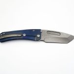 Medford Knife - MK201MTT-37A2-TSCS-Q4 - Slim Midi Marauder Tanto Folding Knife - Magnacut Titanium - Blue