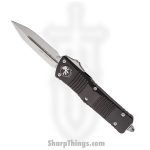 Microtech - 142-10 - Combat Troodon - OTF Auto - 142-10 Combat Troodon OTF Auto - 6061-T6 Aluminum - Black