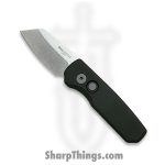 ProTech - R5401-Green - Runt 5 - Automatic Knife - CPM MagnaCut Stonewash Reverse Tanto - 6061-T6 Aluminum - Green