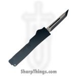 VOC - DT5S-T-BK - 5 inch Firecracker A1 - OTF Auto - 440 Stainless Steel Black Tanto - Steel - Black