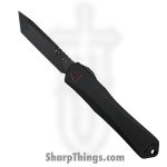 Heretic Knives - H031-6A-PRED - Manticore X Predator - OTF Auto - Magnacut Coated Tanto - 6061-T6 Aluminum/Engraved Logo - Black/Red