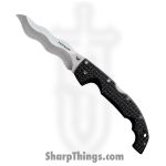 Cold Steel - CS26AXW - Kris Voyager - Folding Knife - AUS-10A Stonewash Kriss - Griv-Ex - Black
