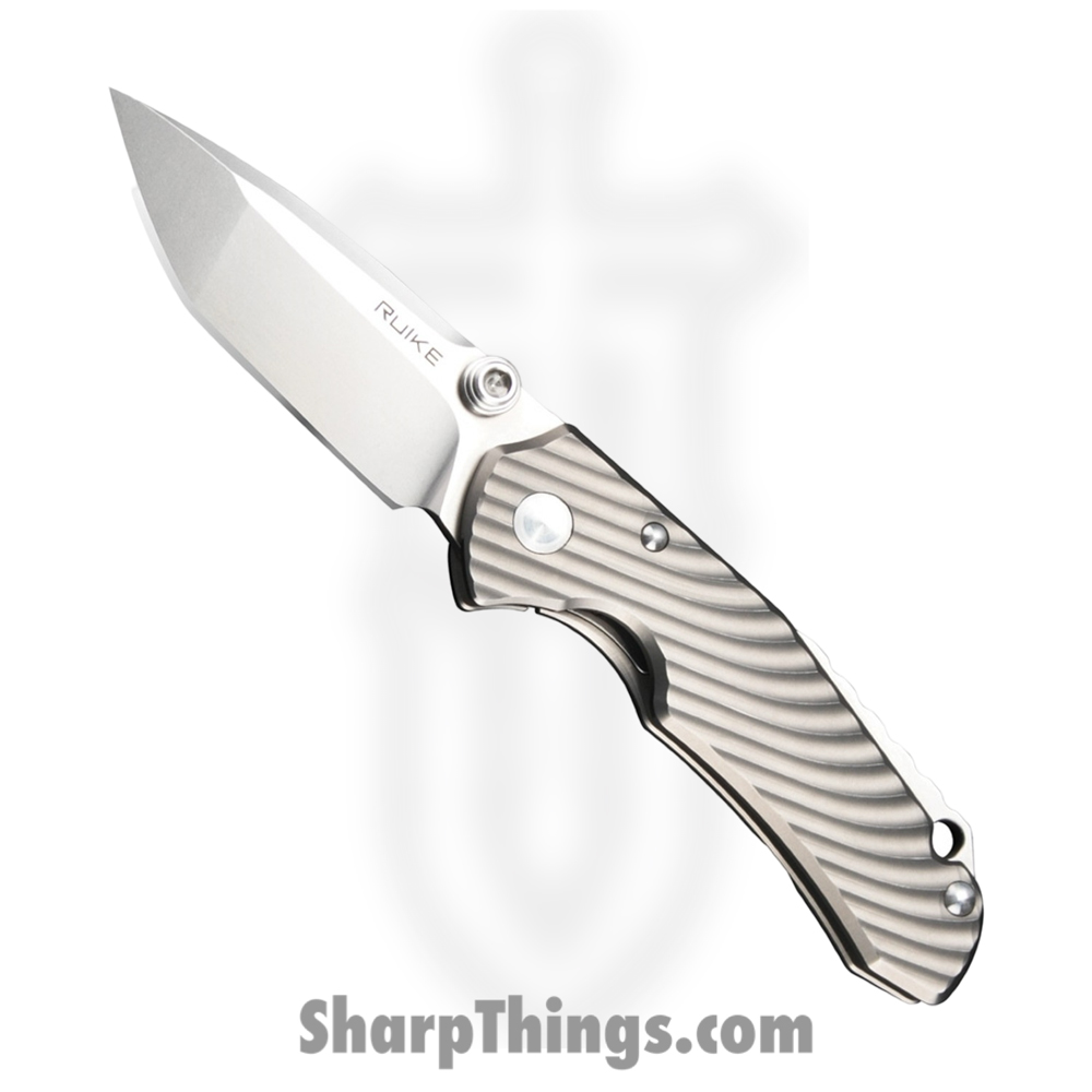 f4c3ee21-3c35-445c-a888-b2541f55bd60_RKEM671TZ_1.jpg Ruike - RKEM671TZ - M671-TZ - Folding Knife - 154CM Satin Tanto - Titanium - Gray - Image 1