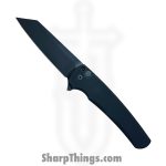 ProTech - 5403 - Malibu - Folding Knife - CPM MagnaCut Coated Reverse Tanto - Aluminum - Black