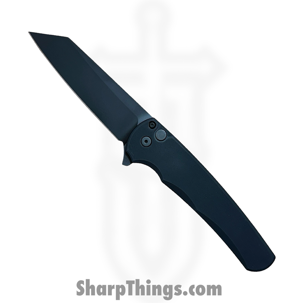 f4d01761-c1b9-40c3-b911-adc576cc94d3_5403_1.jpg ProTech - 5403 - Malibu - Folding Knife - CPM MagnaCut Coated Reverse Tanto - Aluminum - Black - Image 1