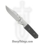 Terrain 365 - TER10904 - STS-ATB Framelock - Folding Knife - Terravantium™ Dendritic Cobalt Satin Clip Point - Carbon Fiber - Black