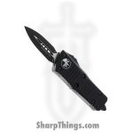 Microtech - 238-1T - Troodon Mini Tactical - OTF Auto - CTS-204P Two Tone Dagger - 6061-T6 Aluminum - Black