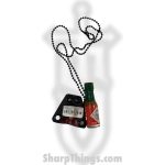 Bastinelli Creations - TabNeck - Kydex Mini Tabasco Neck Holster - Red Black