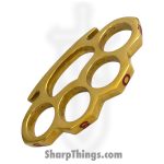 VOC - BR-249-BSS - Boss Knuckle Belt Buckle - Solid Brass - Gold