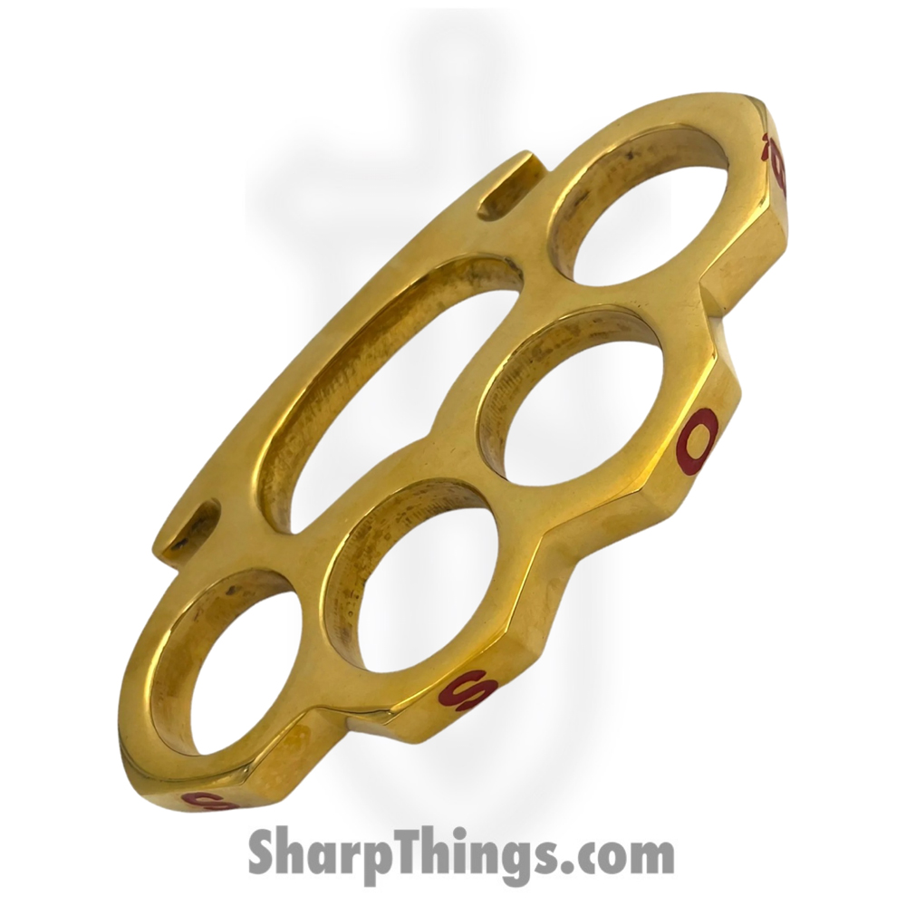 f61b1e70-2f76-447b-a760-6f28cd46c31c_BR-249-BSS_1.jpg VOC - BR-249-BSS - Boss Knuckle Belt Buckle - Solid Brass - Gold - Image 1