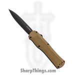 Benchmade - 3400BK-2 - Autocrat - OTF Auto - S30V Coated Dagger - G10 - Tan