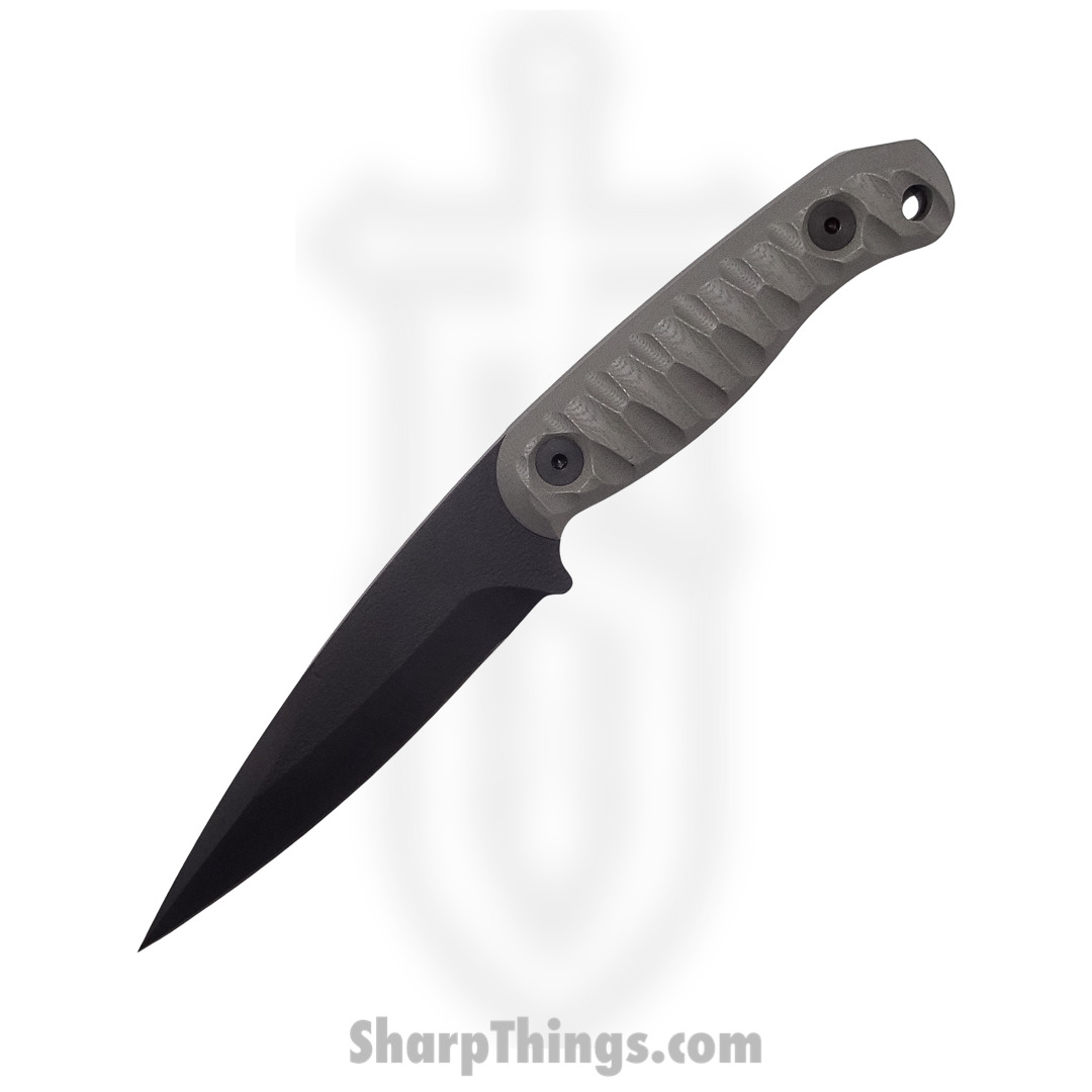 f6b57f36-4d46-4603-8663-5cda375dbef4_HFBRYU02_1.jpg Half Face Blades - HFBRYU02 - Ryu - Fixed Blade Knife - S35VN Coated Spear Point - G10 - Gray - Image 1