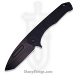 Medford Knife - MKFF206SPT-42PV-TPCP-Q4 - Praetorian Swift FL Tanto Flipper - S35VN PVD - Black