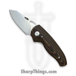 TRM - HN-3D-RL-MPLVAL - Holey Nerd - Folding Knife - CPM MagnaCut Stonewash Sheepsfoot - Richlite - Maple Valley
