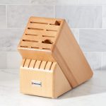 Wusthof - 2099601701 - 17 Slot Knife Block Beechwood - 17 Slot Knife