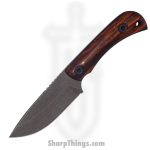 Half Face Blades - HFBCAVODG104 - Cav Jr - Fixed Blade Knife - S45VN Armor Black Cerakote Drop Point - G10 Reticulated Grip - OD Green