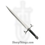 VOC - 211348 - 13.5" Skull Dagger - Fixed Blade Knife - Stainless Satin Dagger - Silver