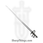 Cold Steel - CS88SEB - English Back Sword - Fixed Blade Knife - 1055 Satin - Cast Metal - Gray