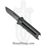 Kershaw - 1195 - Interstellar - OTF Manual - 8Cr13MoV Black-oxide BlackWash™ coated Tanto - Glass Filled Nylon - Black