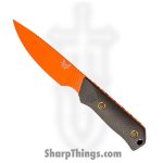 Benchmade - 15600OR - Raghorn - Fixed Blade Knife - CPM CruWear Coated Drop Point - Carbon Fiber - Black Orange