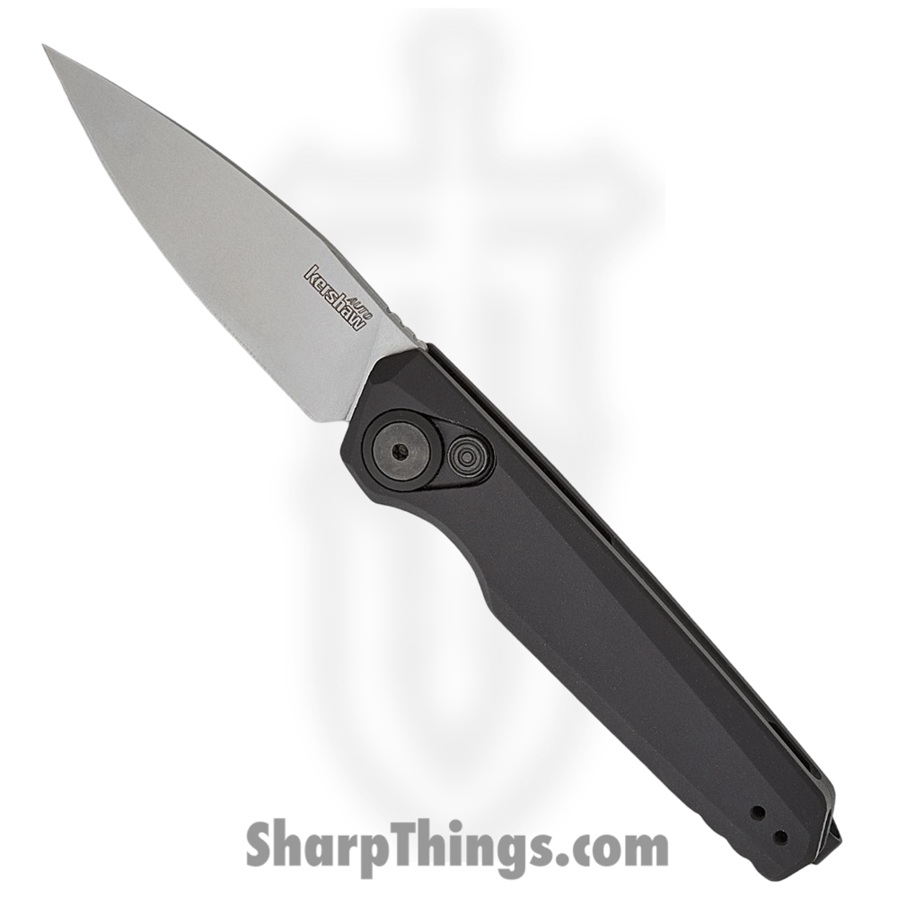 fd9db24d-b13e-4e3a-8080-919604515e69_KS7551BLKSW_1.jpg Kershaw - KS7551BLKSW - Launch 18 - Automatic Knife - CPM 154 Stonewash Drop Point - 6061-T6 Aluminum - Black - Image 1