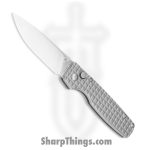 Kizer Cutlery - KI4605A1 - Original XL - Folding Knife - S35VN Stonewash Drop Point - Titanium - Gray