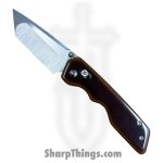 Attention 2 Detail Mercantile - A2DMK3MEDBTR - Mark 3 Medium - Folding Knife - CPM MagnaCut Satin Tanto - Paper Micarta Butterscotch - Brown