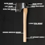World Axe Throwing League - WATL007S - Queen of Hearts Throwing Axe - 1045 Carbon Steel - American Hickory - Square