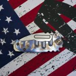 Medford Knife - 8STD-37A2-TFCF-BN - Micro Prae - Tumbled D/P Folding Knife S35VN - Birds of Paradise