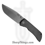 McNees - MAC23.5AtCF - MAC 2 3.5 - Folding Knife - CPM MagnaCut Stonewash Clip Point - Titanium/Carbon Fiber - Black
