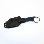 T.Kell Knives - NghtshdMDGG - Nightshade - Fixed Blade Knife - 1095 Nickle Boron Coated Reverse Tanto - G10 - Midnight Grenade Grip
