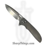 Latama Victoriam - LV-Yuuke-SW - Yuuke - CPM 20CV Stonewash Clip Point - Titanium - Stonewash