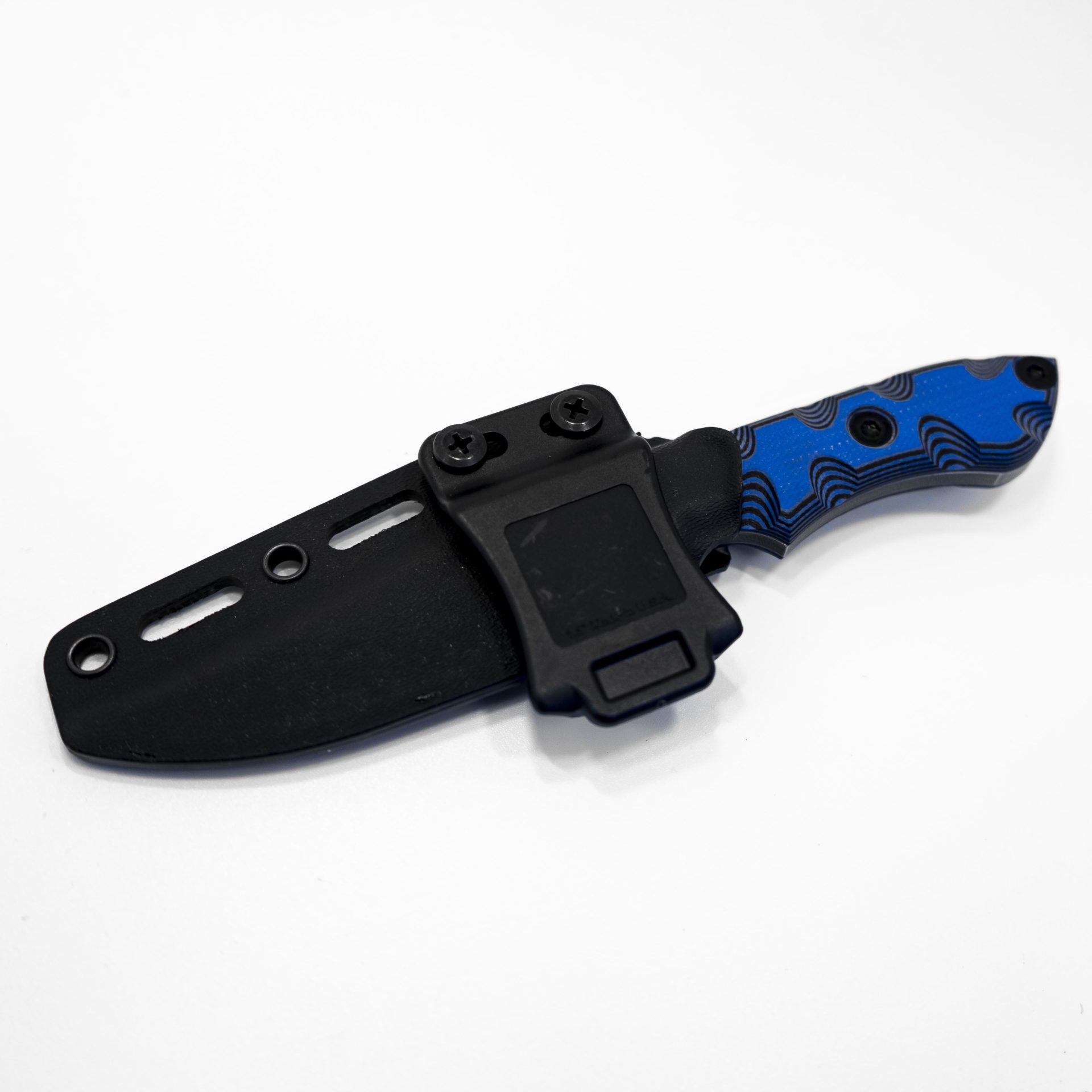 ffdd70d1-deec-4bbf-a07d-0da62ac28c95_StrikerAirGG_1.jpg T.Kell Knives - StrikerAirGG - Striker - Fixed Blade Knife - 1095 Nickle Boron Coated Clip Point - G10 - Airman Premium Grenade Grip - Image 1